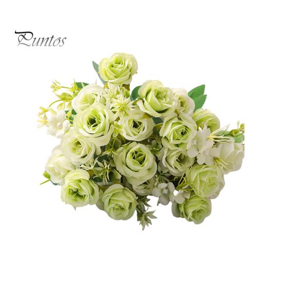 Artificial Rose 10 Forks Korean Style Exquisite Lifelike Easy Care Decorative Simulation Flower Bouquet