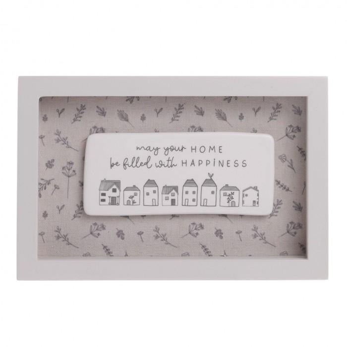 Moments Framed Plaque 22cm X 15cm - Home