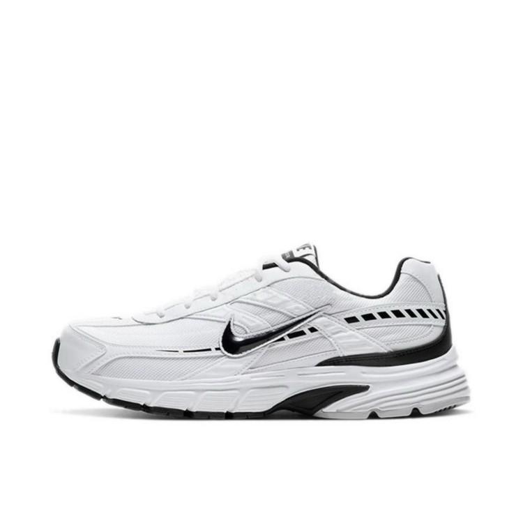 Nike Initiator Abriebfest Niedrig geschnitten Freizeit Stadtwanderung Laufschuhe Herren Schwarz Grau 394055-100(Team1141S-BOX)