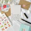 20PCS Mixed Pattern Birthday Greeting Cards Multicolor Paper Blessing Card Cartoon with Stickers Birthday Postcards Birthday