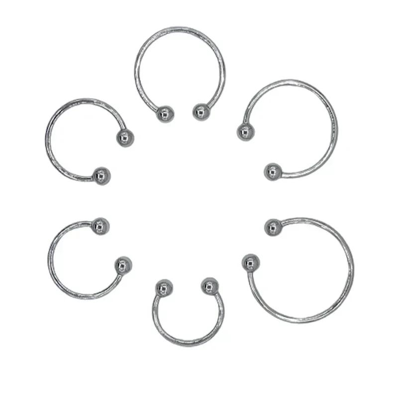 Penis Rings Stainless Rings Head Glan Stimulating Adult Products Male Sex Toys Metal Ring Sex Toys for Men Delay Ejaculation