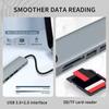 8-in-1 Type-C Docking Station USB Hub with Multiple USB Splitters with SD/TF USB HDMI Port C PD Compatible with MacBook Laptops