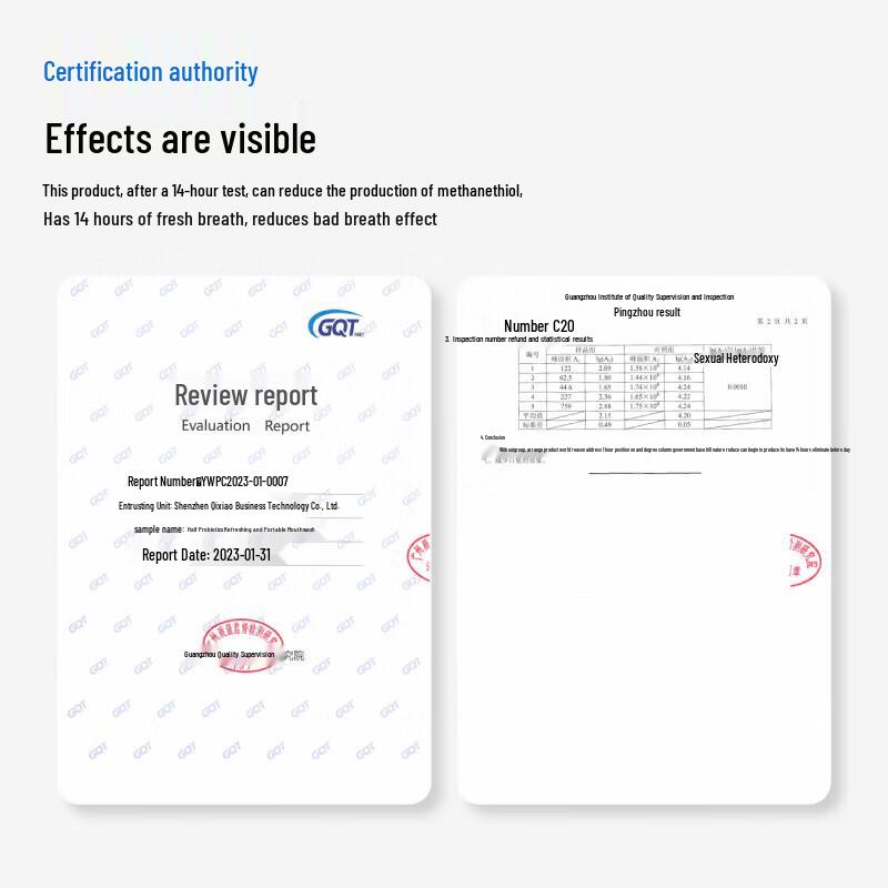 Sanban Peach Oolong Probiotic Portable Mouthwash