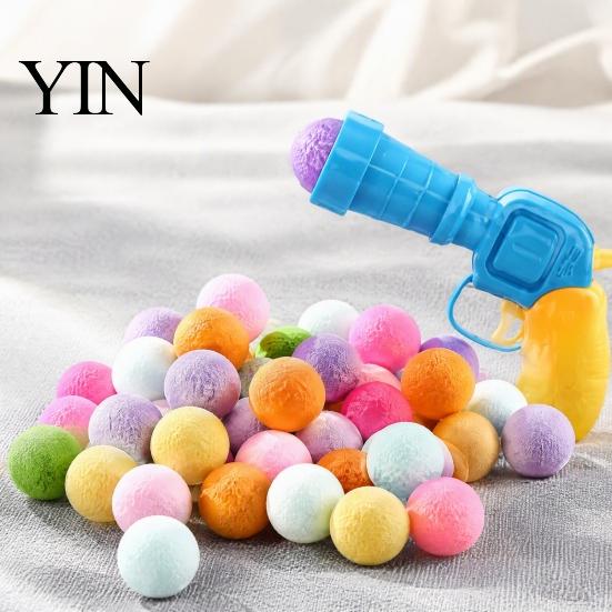 Fun Ejection Games for Pets Ball Launcher Cat Toy, Plush with Soft Fuzzy Cats Balls, Interactive Fetch Toy Bored Indoor Kittens Hands Free Play Tools