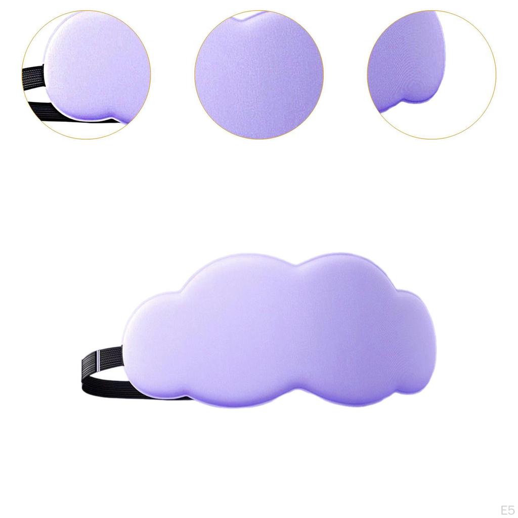 Sleep Mask Eye Cover Eyes Cups Eyeshade Light Blocking Night Blindfold Ice Silk for