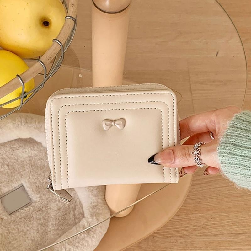 Women Small Compact Wallets Pu Leather Clutch Purses Card Holder Ladies Purse Money Bag,Clutch Purse Bifold Purses