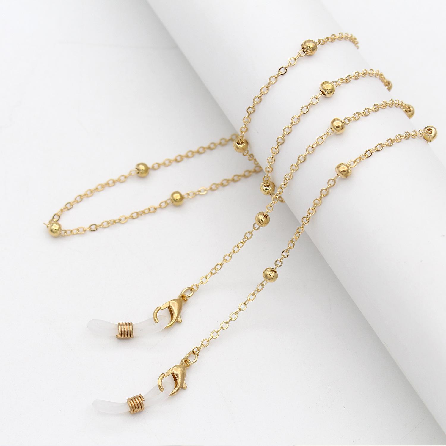 

Персонализированные бусины цепочка для очков многофункциональная маска противоскользящая цепочка против потери под очки веревка