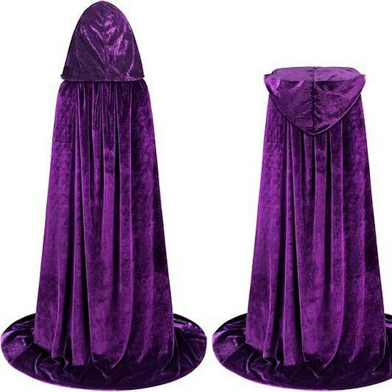 Grim Reaper Vampire Wizard Cape for Adults & Kids