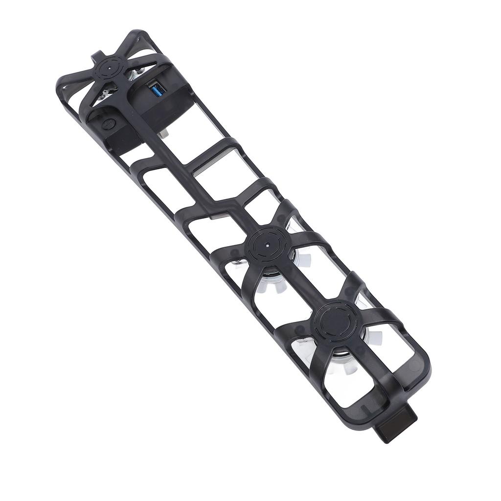 Cooling Fan Blue Light Lower Noise Host Rear Heat Vent Fan Efficient Cooler Fan with 3 Gear Speed