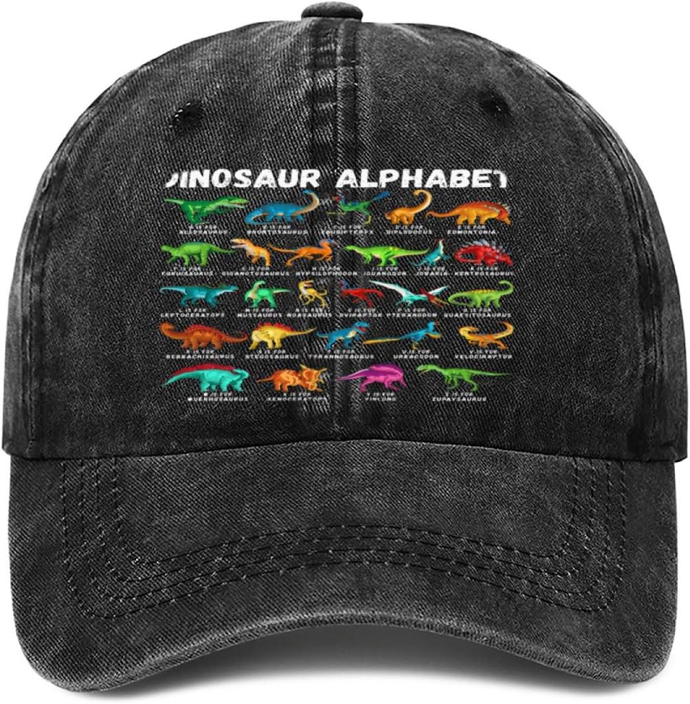 Baseball Cap,Funny Lore Alphabet A to Z Letter Hi Dad Hat Gifts for Men Women