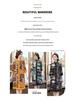 Elegant Spring Pleated Floral Dress for Mature Women