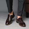 Mode Buniness Herren Kleiderschuhe Mode Lackschuhe Herren Hochzeit Formell Oxfords Geschnitztes Muster Männliche Arbeitsschuhe Chaussure Hommes