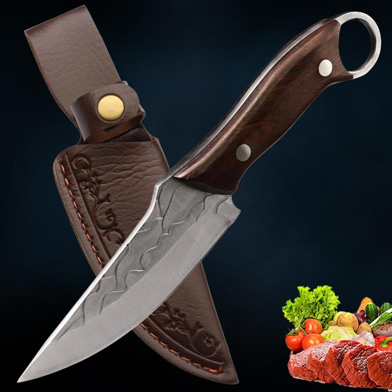 Кухонный нож Заточка Мясорезка Ручная ручка Мясо Мультифункциональный Портативный Нож для фруктов Высокая твердость Мясорезка with cover