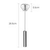 2pcs 10 Inch Stainless Steel Egg Beater Durable Semi-automatic Mixer For Effortless Egg Cream Mixing Stirring And Beating For Kitchen Baking