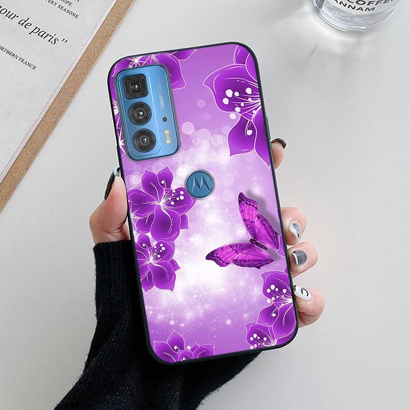 

Для телефону Motorola Moto Edge 20 Pro Чохол Edge S Pro Милий мультяшний малюнок Бампер М який силіконовий Чохол Для Moto Edge20 Pro 20Pro For Moto Edge S Pro