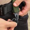 Professional Carabiner Keychain Keeper Key Holder Belt Key Keeper Webbing Tactic Hook Clip Belt Key Chain Loop Key Clips