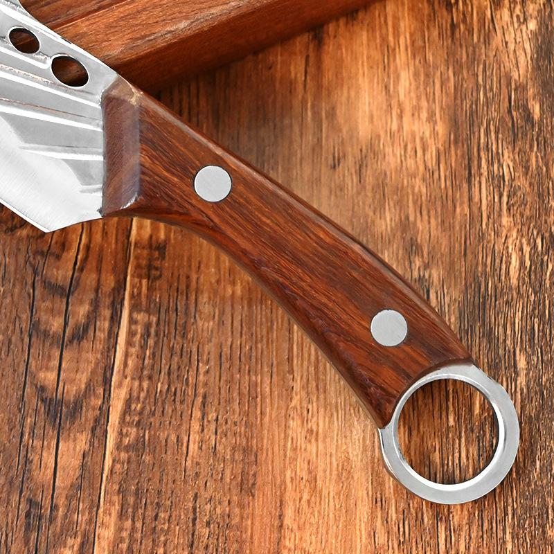 Ring Hand Fleisch Küche Metzgermesser Haushalts Obstmesser Tragbares Steak Essen Fleischmesser Ausbeinmesser