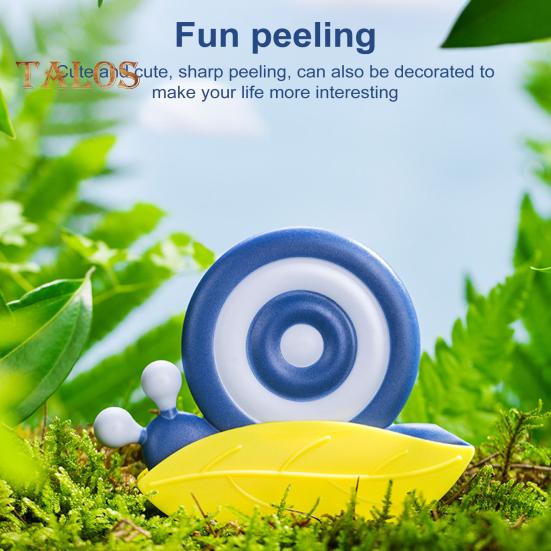 2 ks Keramická škrabka Hlemýžď Škrabka na brambory s protiskluzovou rukojetí Škrabka na ovoce a zeleninu pro děti dospělé Kuchyňský nástroj
