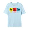 Autism Awareness Elements Periodic Tshirts Man Cotton TShirts Homme Camisas Classic Fashion Clothing
