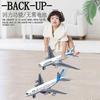 Simulation alloy airplane toy Boeing 777 passenger plane model Airbus airplane model color box packaging gift