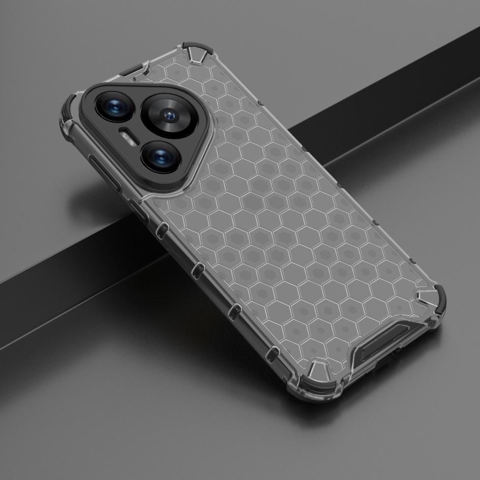 

Transparent Honeycomb Texture Case For Samsung S25 S24 S23 FE S22 S21 Plus Ultra A56 A36 A26 A16 A55 A35 A25 A15 A54 Armor Cover For S25
