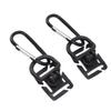 10PCS Lobster Clasp Trigger Clips PP Aluminum Alloy Tent Webbing Camping Lights Hanging D Shape Buckle Hook for Outdoor