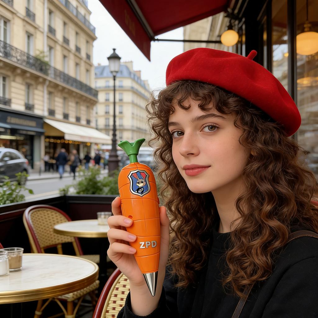 Zootopia Wortel Opname Pen Plastic 15cm Kan Geluid Opnemen Feest Interactieve Props Cartoon Cadeaus Leuk Creatieve Speelgoed