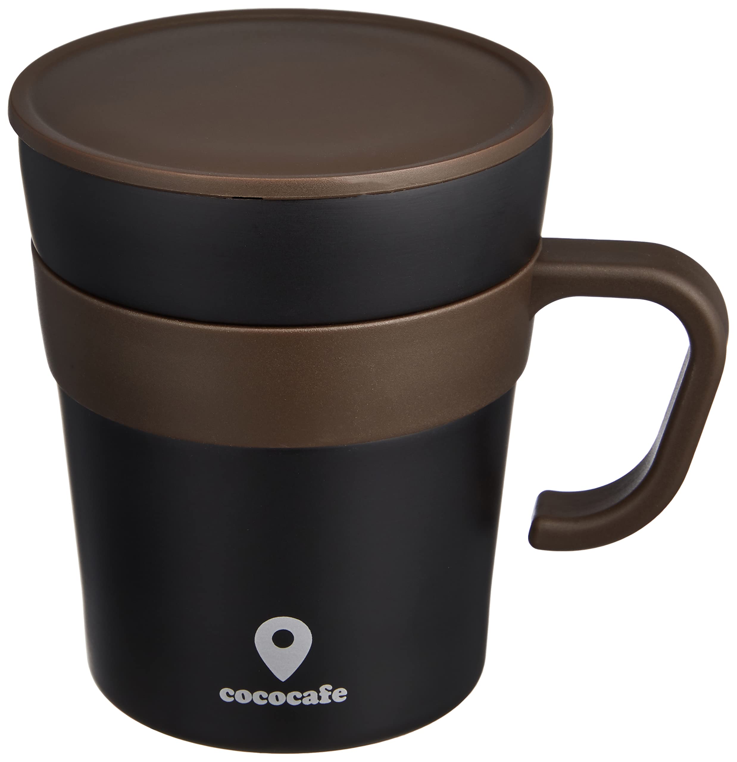 

Kakusei Cococafe Hand Mug Black Body size x 11 x CC-15 (cm): 8.3 9.8/250ml