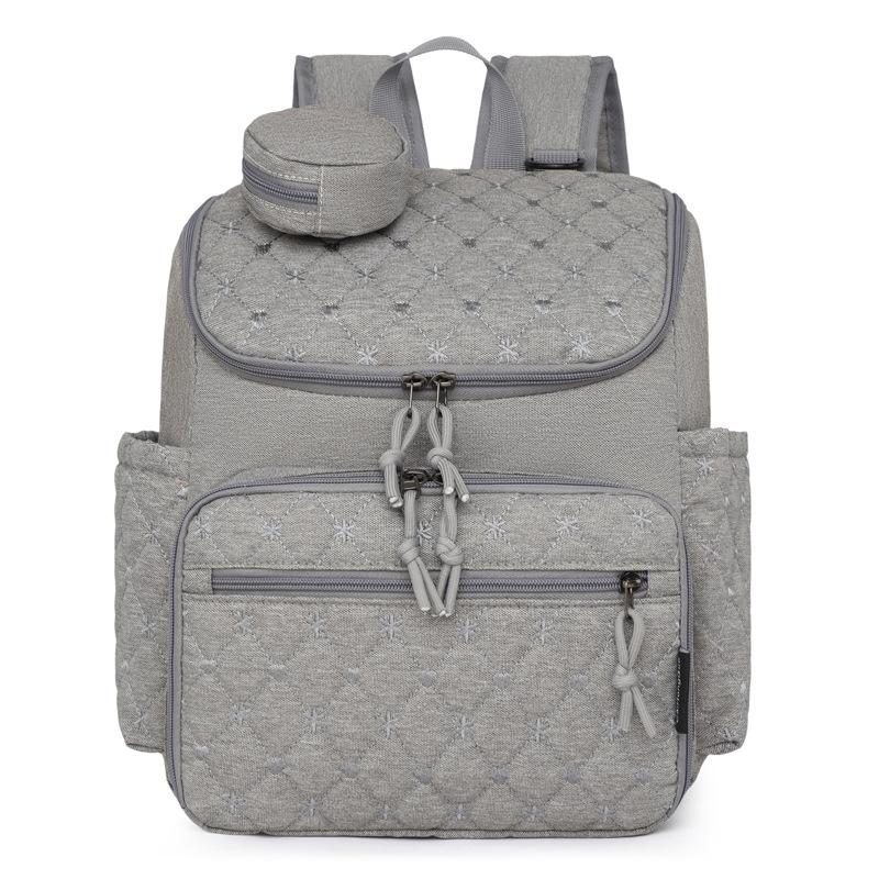 The new European and American multi-functional mommy bag goes out to commute portable mother and baby bag fashionable women's backpack