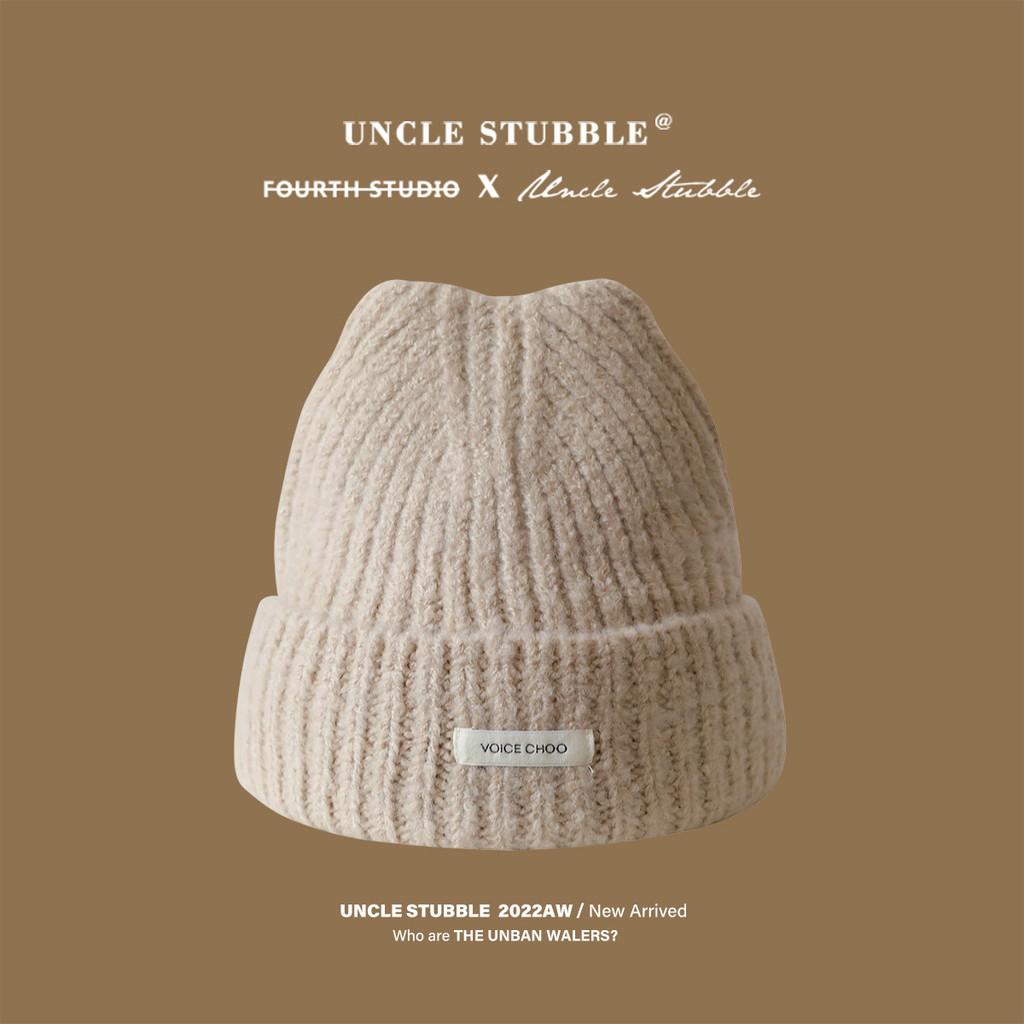 Women Woolen Knitted Beanie Cat Ear Solid Color Cold Protect Winter Fashion