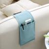 Multipurpose Cotton Linen Hanging Bedside Storage Bag Sofa TV Remote Control Desk Organizer Pockets Bed Holder Pockets