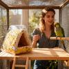 Bird Bed For Cage Warm Hangable Perch Toy Parakeet Nest For Parakeet Conure Cockatiel Canary Bunny Guinea Chinchilla Lovebird