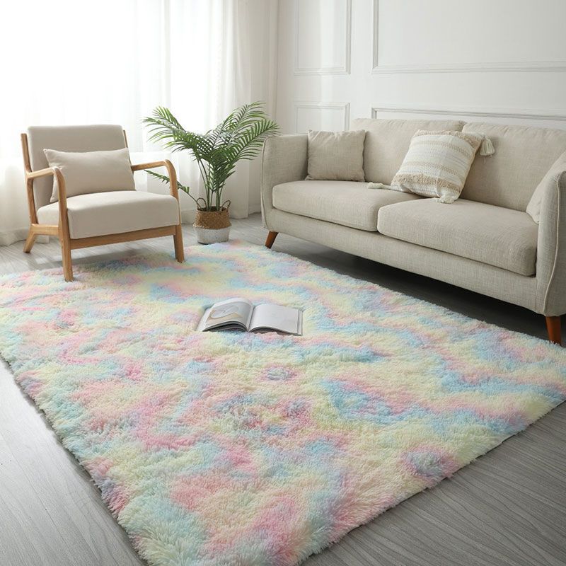 

Великий плюшевий килим Прикраса для вітальні Tie-Dye М’який пухнастий килим Товсті килими для спальні Килимки для підлоги, що миються, не ковзають 200*200