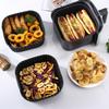 Air Fryer Silicone Baking Pan with Handles Non-Stick Air Fryer Basket Dishwasher Safe BPA-Free Air Fryer Pan for Even Cooking And Easy Cleaning