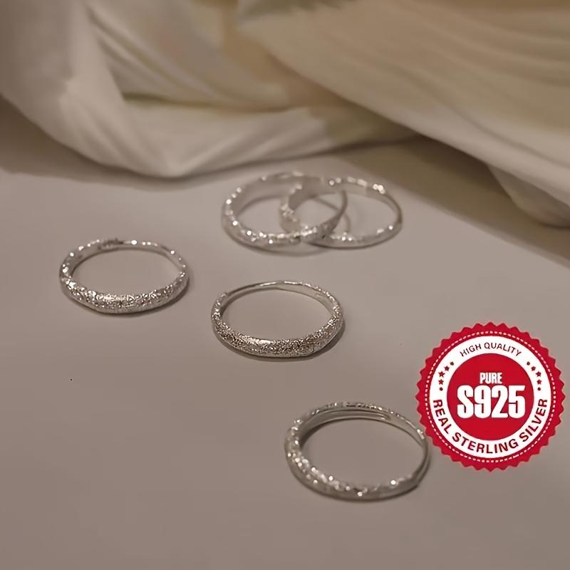 Pure Silvery Earrings For Women Frosted Sparkling Starry Circle Earrings  Valentine's Day Mother's Day Jewelry Gifts