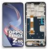 Lcd Display + Touch Screen Oppo Reno4 Z 5G 4Z 5G Cph2065 (Reconditioned) Black Frame