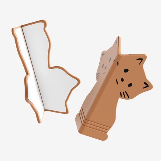 Cat Silicone Anti-Collision Pad Self-Adhesive Baby-proof Safety Corner Protector Thickened Home Living Room Wall Corner Protection Bumper Guard