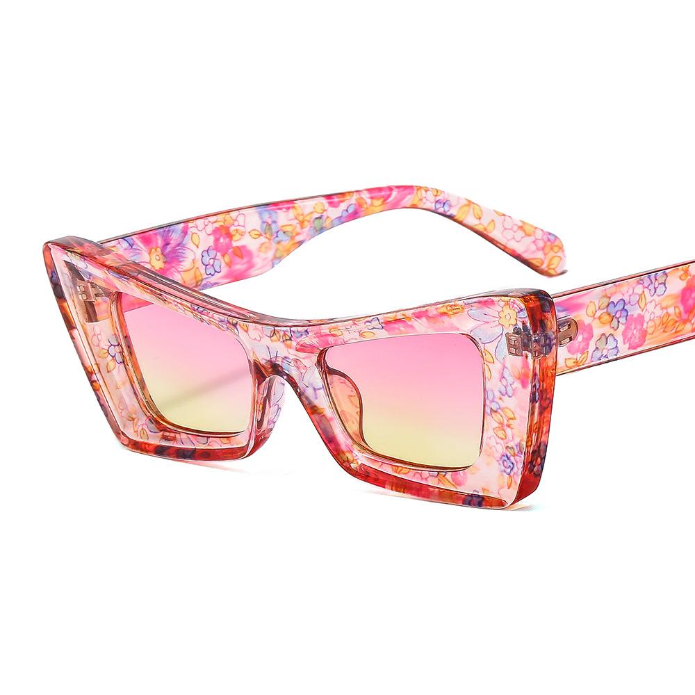 

New Cat Eye Sunglasses Women Fashion Vintage Square Female Shades Brand Designer Luxury Sun Glasses UV400 Eyewear Oculos as picture