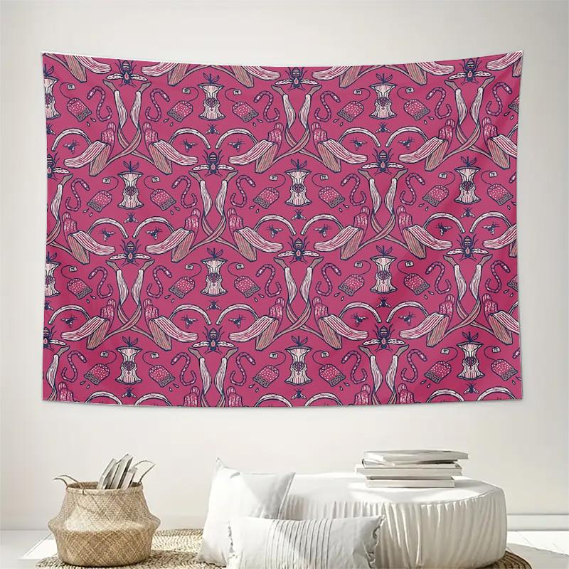 Bohemian Wall Tapestry Large Floral Tapestry Aesthetic Room Decor Nature Tapestry Bedroom Backdrop Dorm Decor Artistic Wall Hang