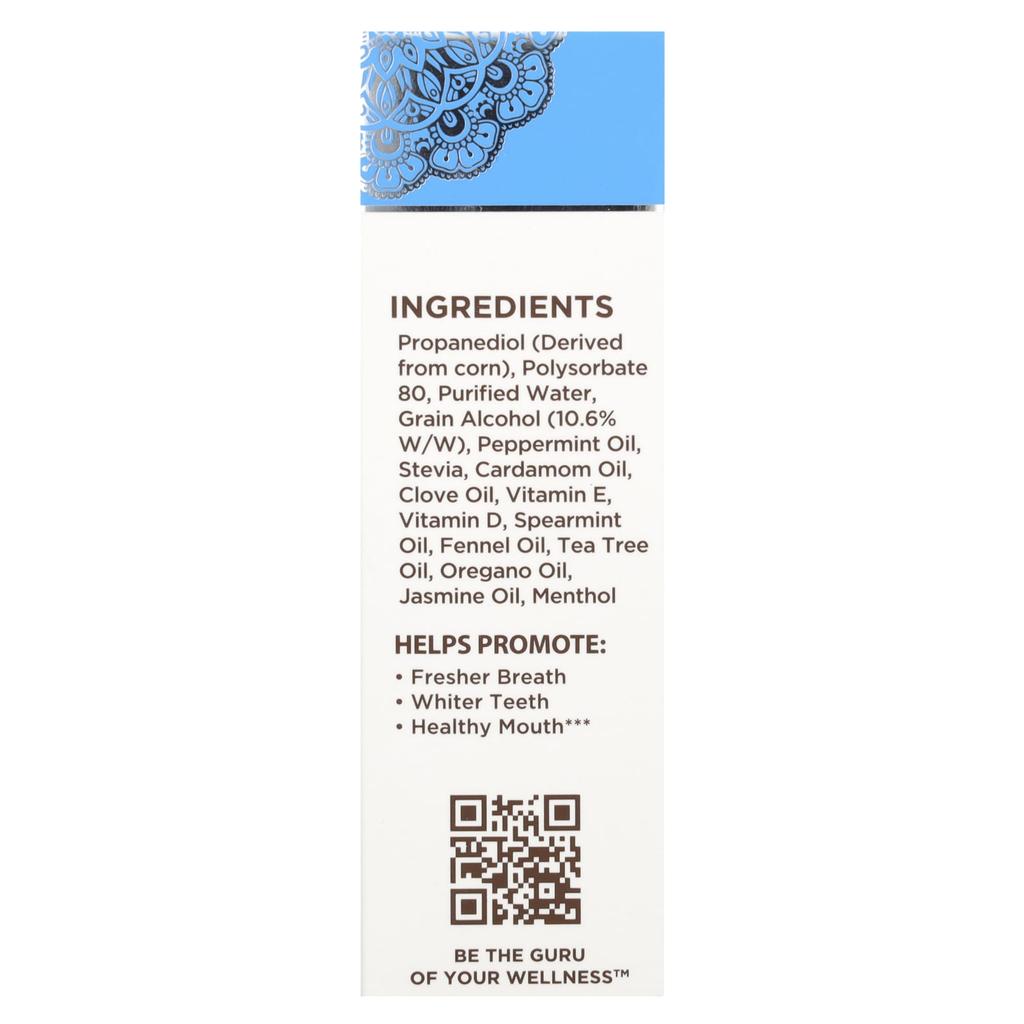 GuruNanda Sig-Nature, Konzentriertes Mundwasser, Wilde Minze, 2 fl oz (59 ml)