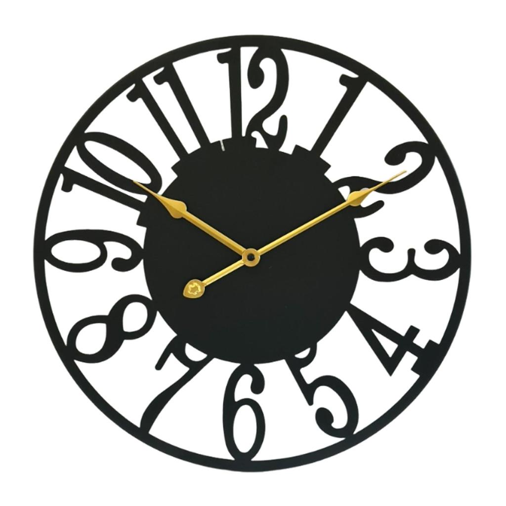 Wall Clock 16 inch Modern Compact Electronic Easy to Install Round Silent for Kitchen Home Living Room Classroom Bedroom