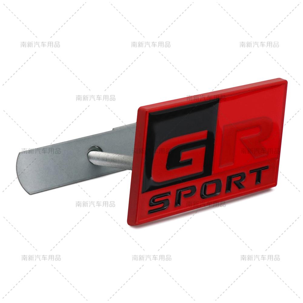 Car Sticker GR Sport Decal Front Hood Grille Emblem Badge for Toyota HV YARiS RZ RC RS Prius Lexus Harrier GRMN Logo Stickers