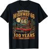 Camiseta Souvenir del Centenario del Vintage Highway 66
