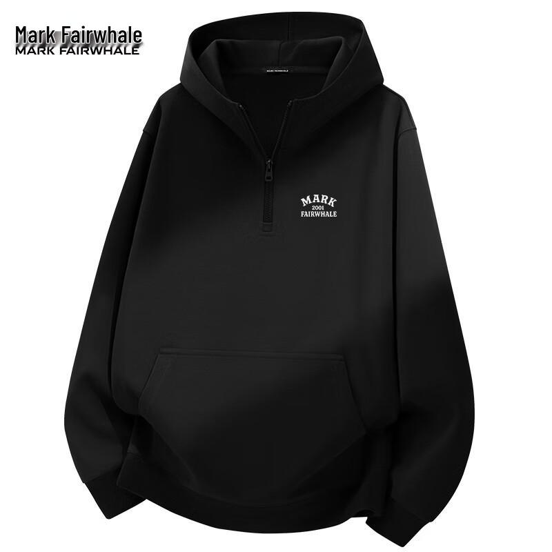 

Mark Fairwhale Men s American Half-Zip Hooded Sweatshirt XL