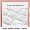 3D Soundproof XPE Foam Wall Sticker: Waterproof, Anti-collision, Soft Self-adhesive for Children's Rooms & Kindergartens