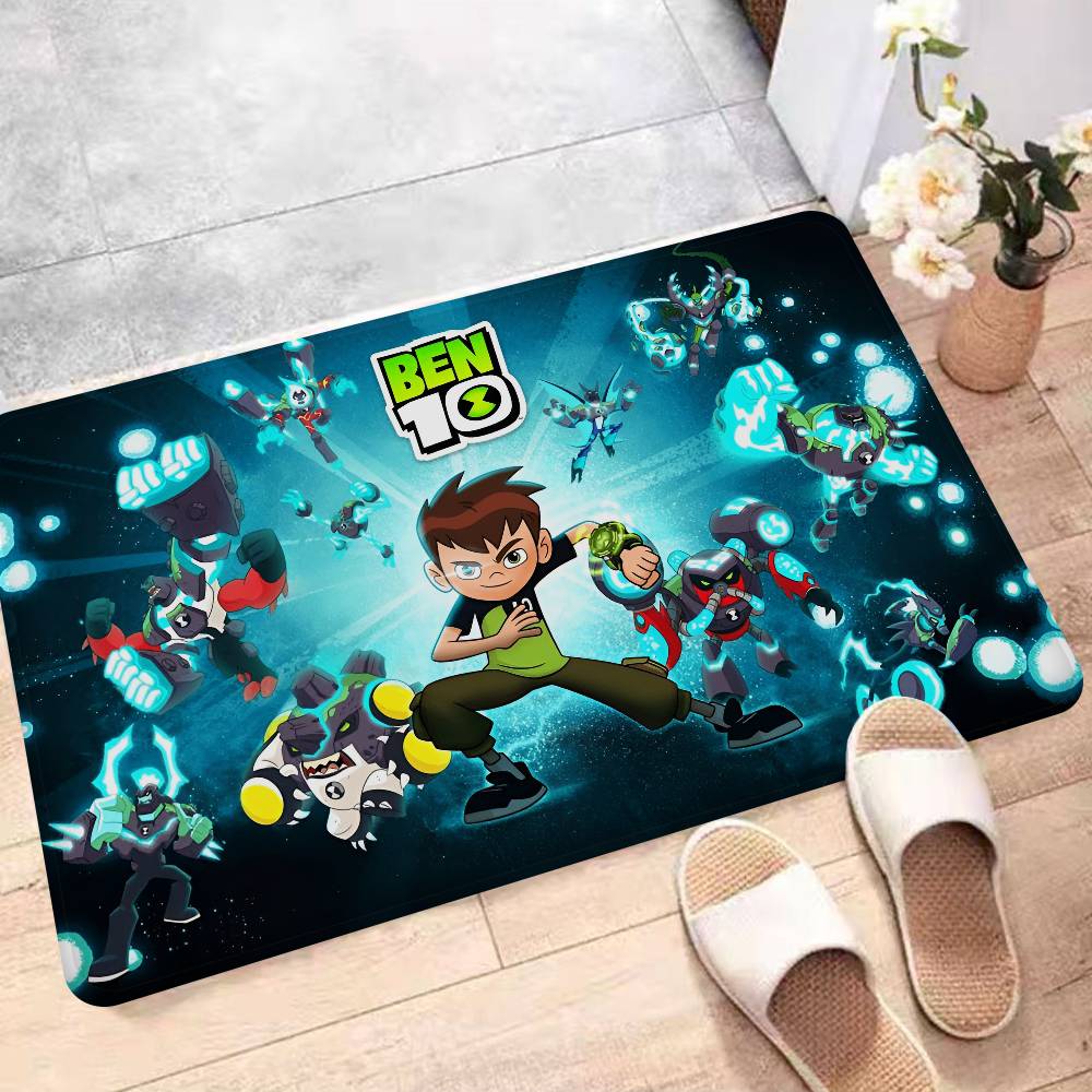 Cartoon B-Ben 10 Fußmatte Nordischer Stil Schlafzimmer Wohnzimmer Fußmatte Zuhause Balkon Rutschfest Alfombra