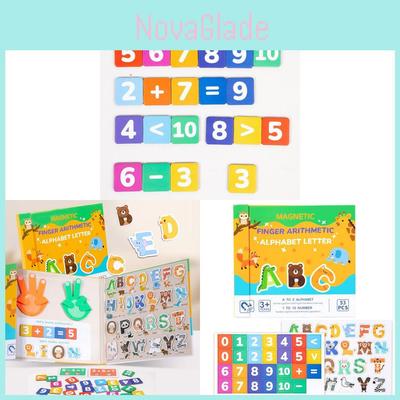 Magnetic Letter Puzzle Educational Toy For Kids With Diy Math Games