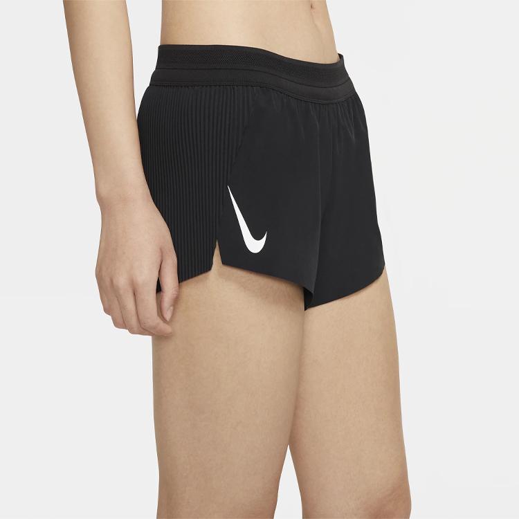 Nike Aeroswift Running Training Breathable Fitness Shorts Women Shorts Black CJ2366-010