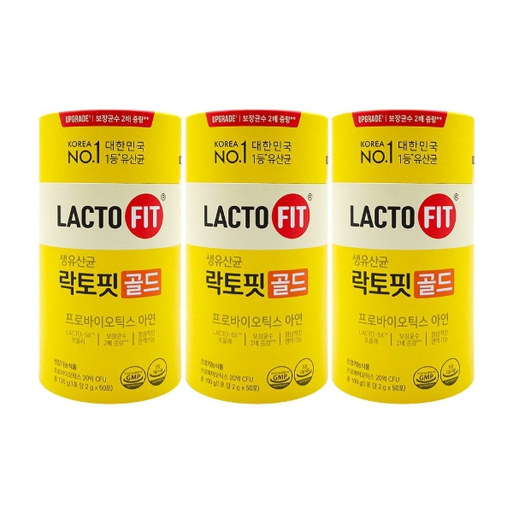 

Chong Kun Dang lactofit gold 2g x 50 packs x 3 bottles /An