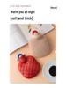 Winter Mini Plush Hot Water Bottle Hand Warmer, Explosion-Proof, Anti-Scald, Small Size for Women